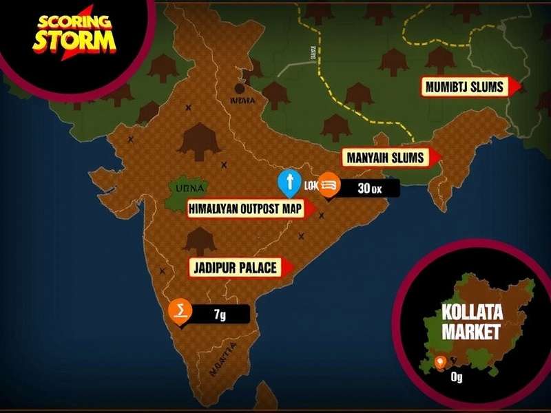 Mumbai Slums Map in Scoring Storm Squad
